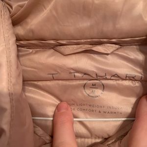 T Tahari Jackets & Coats - T Tahiti blush pink ruffle jacket medium T Tahari Jackets & Coats - T Tahiti blush pink ruffle jacket medium